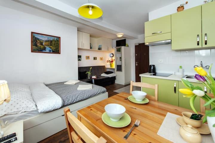 Cosy Studio Apartment Krakau Exterior foto