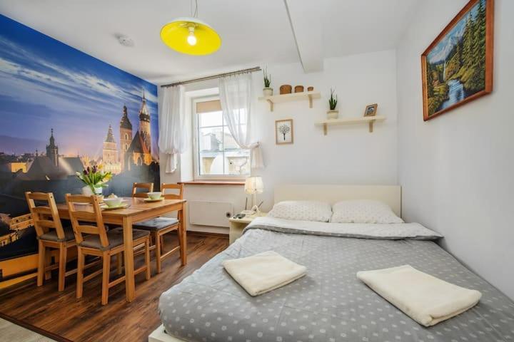 Cosy Studio Apartment Krakau Exterior foto