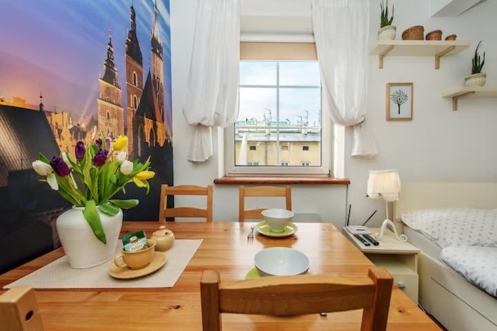 Cosy Studio Apartment Krakau Exterior foto